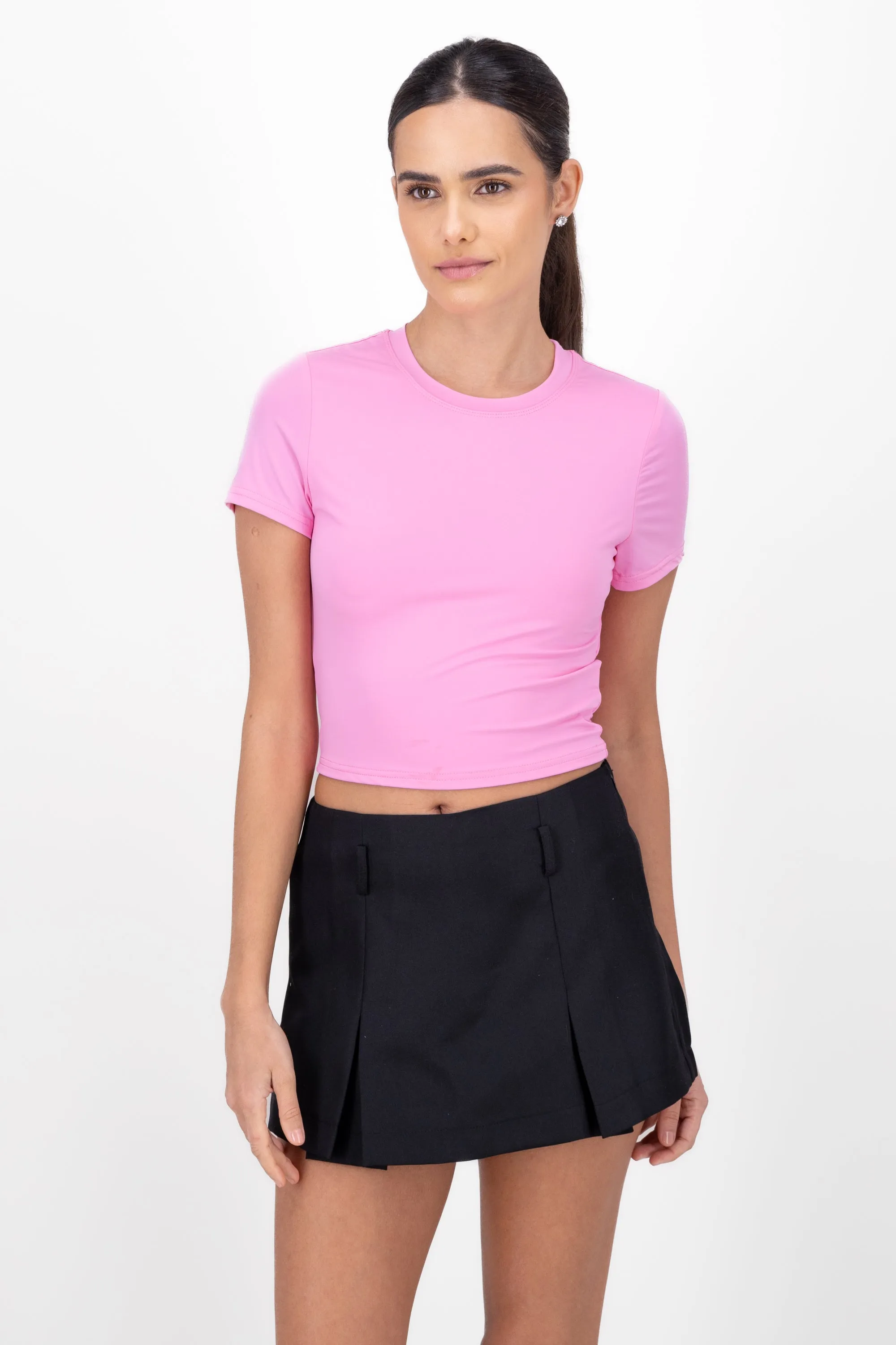 Playera crop manga corta sold by Shasa