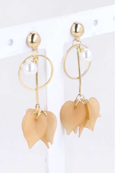 Aretes largos pétalos sold by Shasa product image thumbnail 4