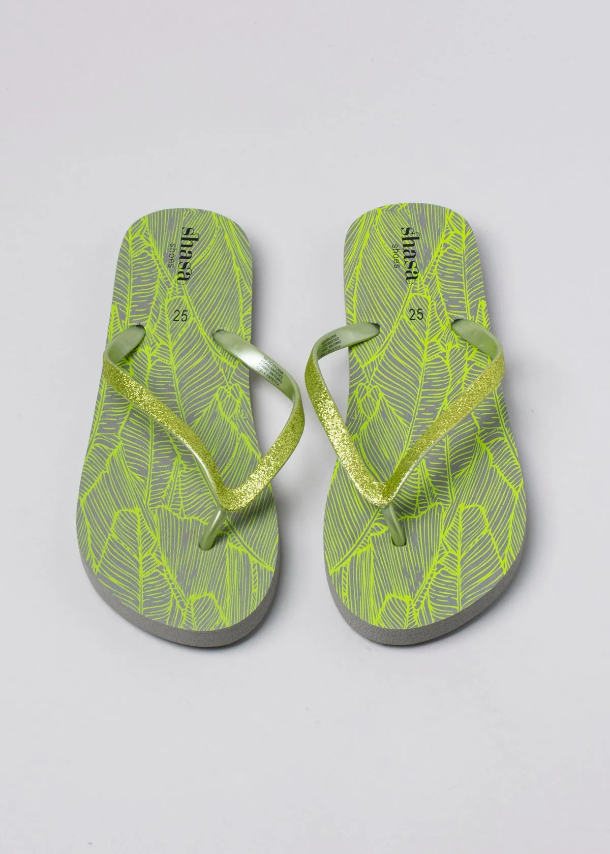 Flip flop hoja tropical brillos sold by Shasa product image thumbnail 3