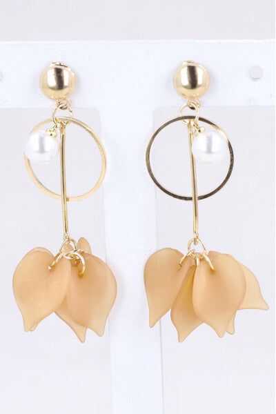 Aretes largos pétalos sold by Shasa product image thumbnail 3