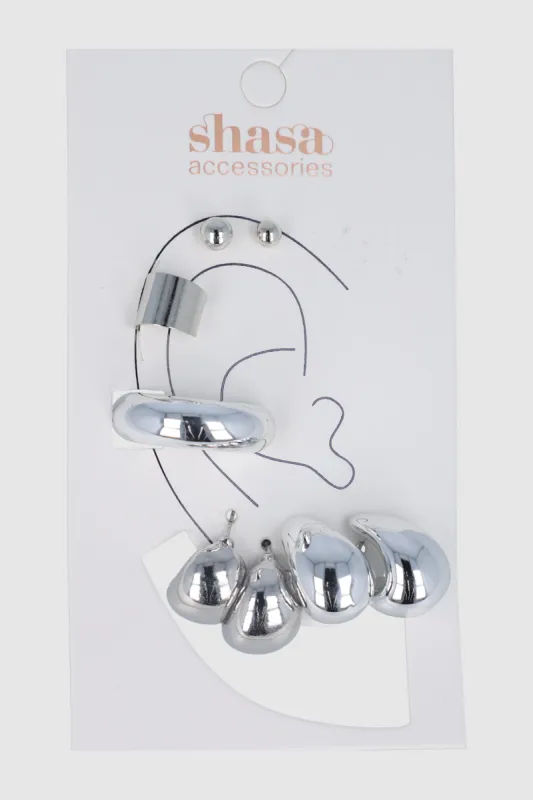 Set Arracadas Earcuff Max sold by Shasa