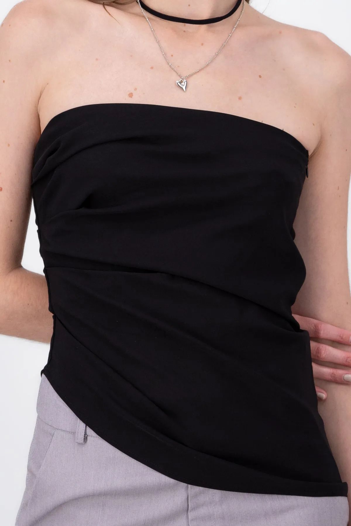 Top strapless con fruneces Hypsters sold by Shasa product image thumbnail 5