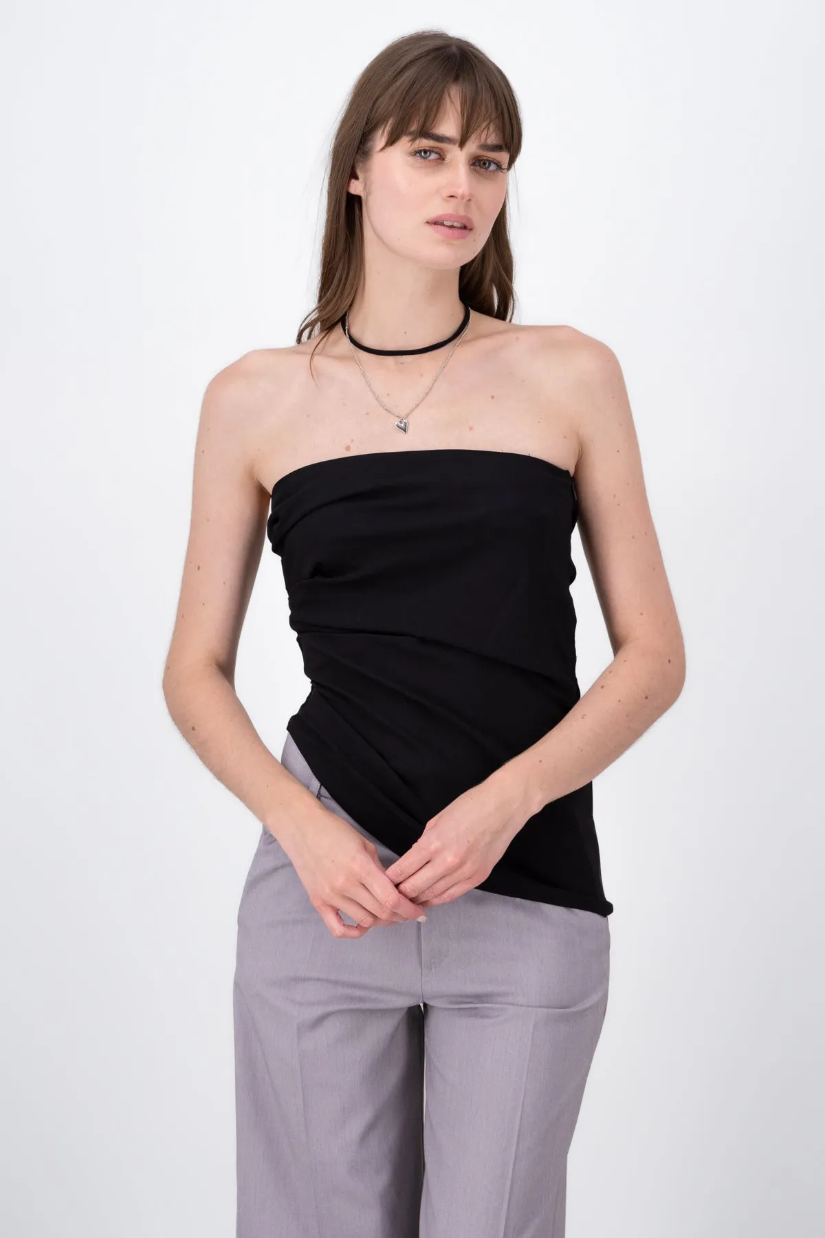 Top strapless con fruneces Hypsters sold by Shasa product image thumbnail 2