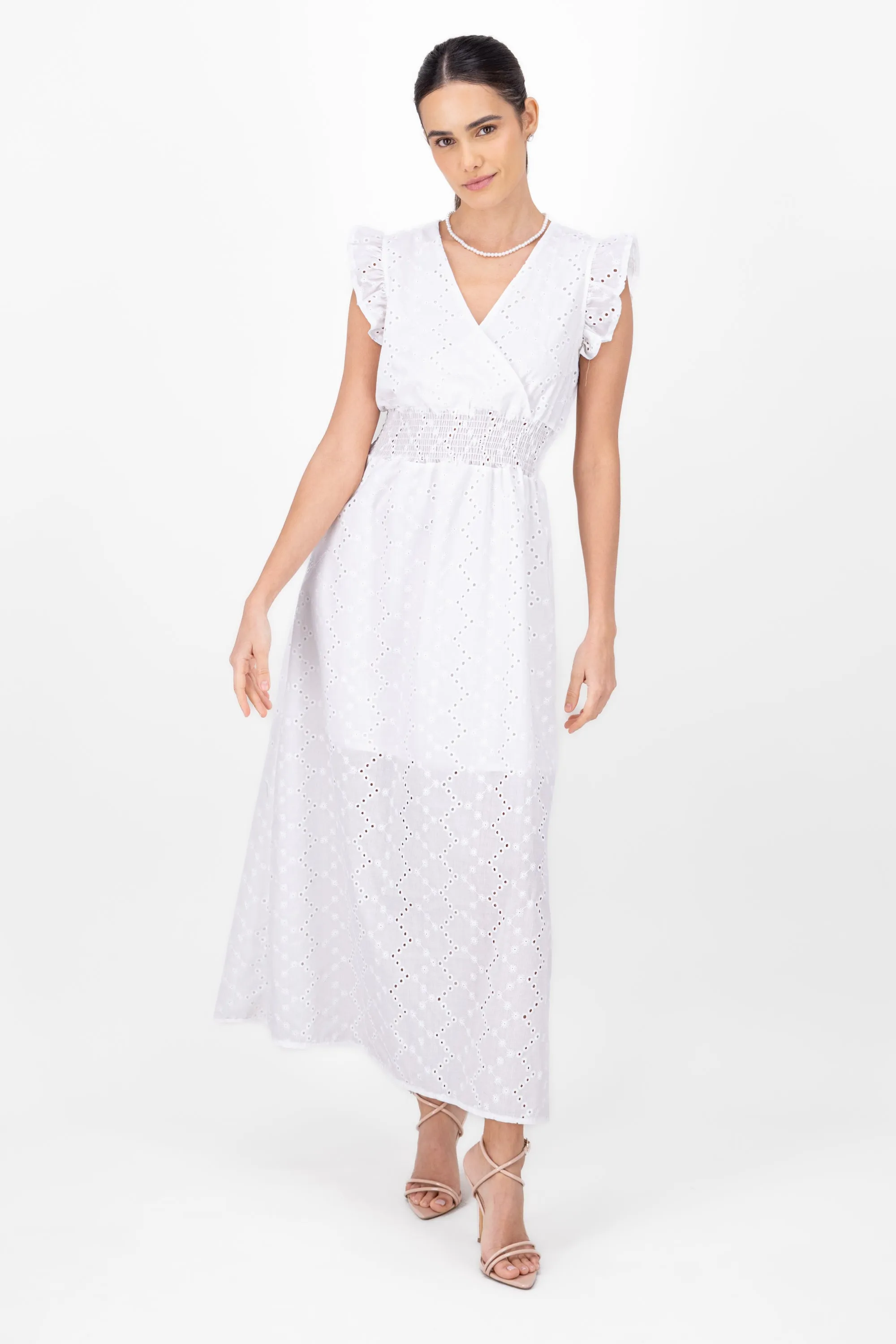 Vestido olanes bordado sold by Shasa