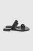 Sandalias dos tiras plizadas sold by Shasa