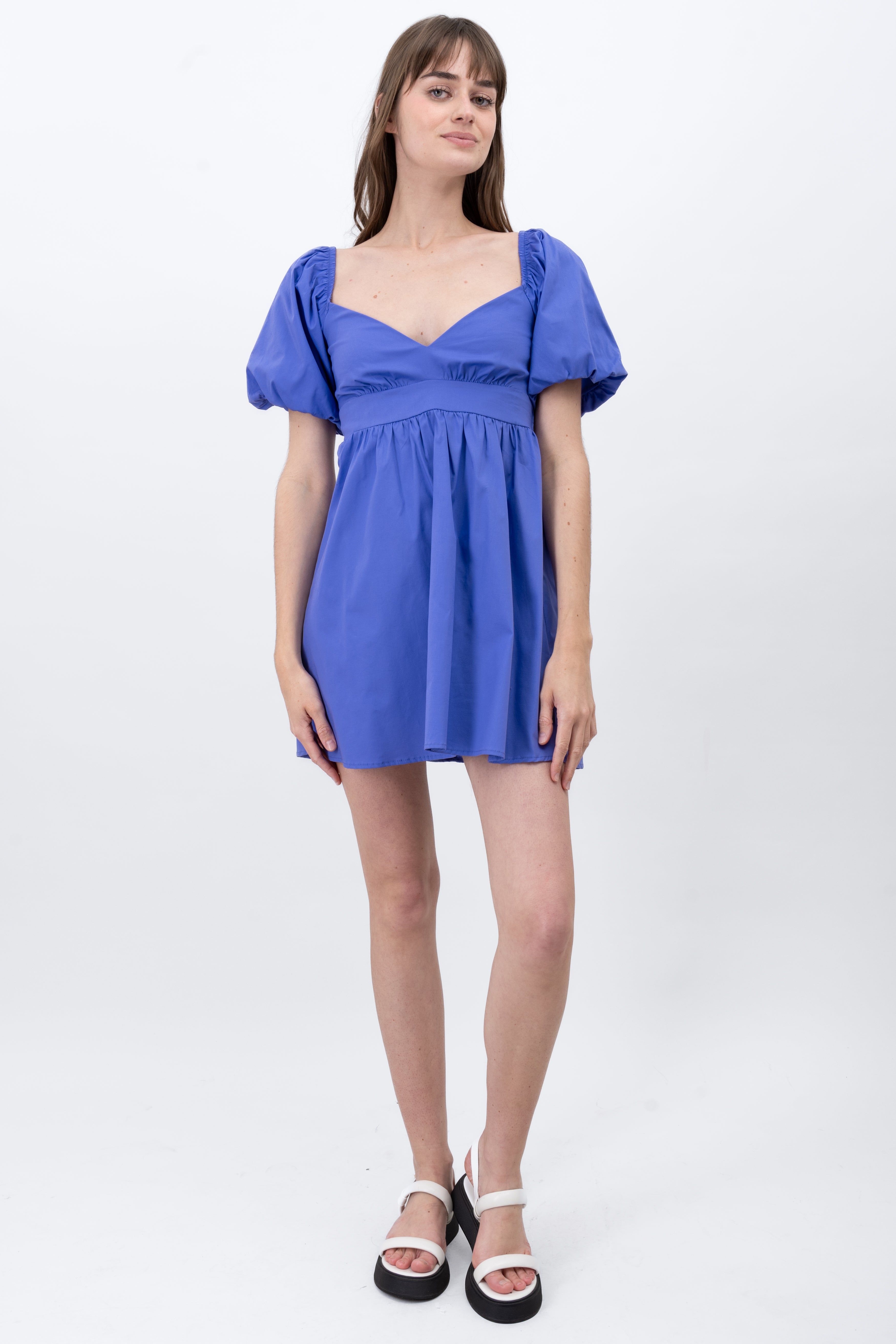 Vestido Mini Mangas Abullonadas sold by Shasa