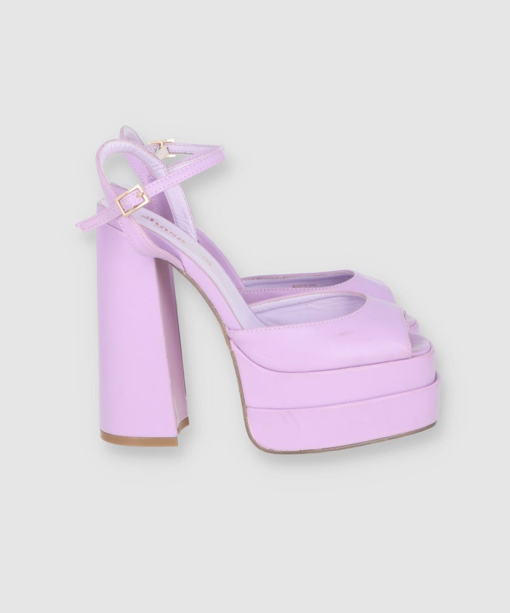 Tacón bloque doble plataforma peep toe sold by Shasa product image thumbnail 3