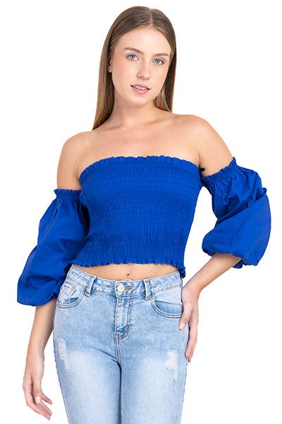 Top crop plisado elástico sold by Shasa product image thumbnail 2