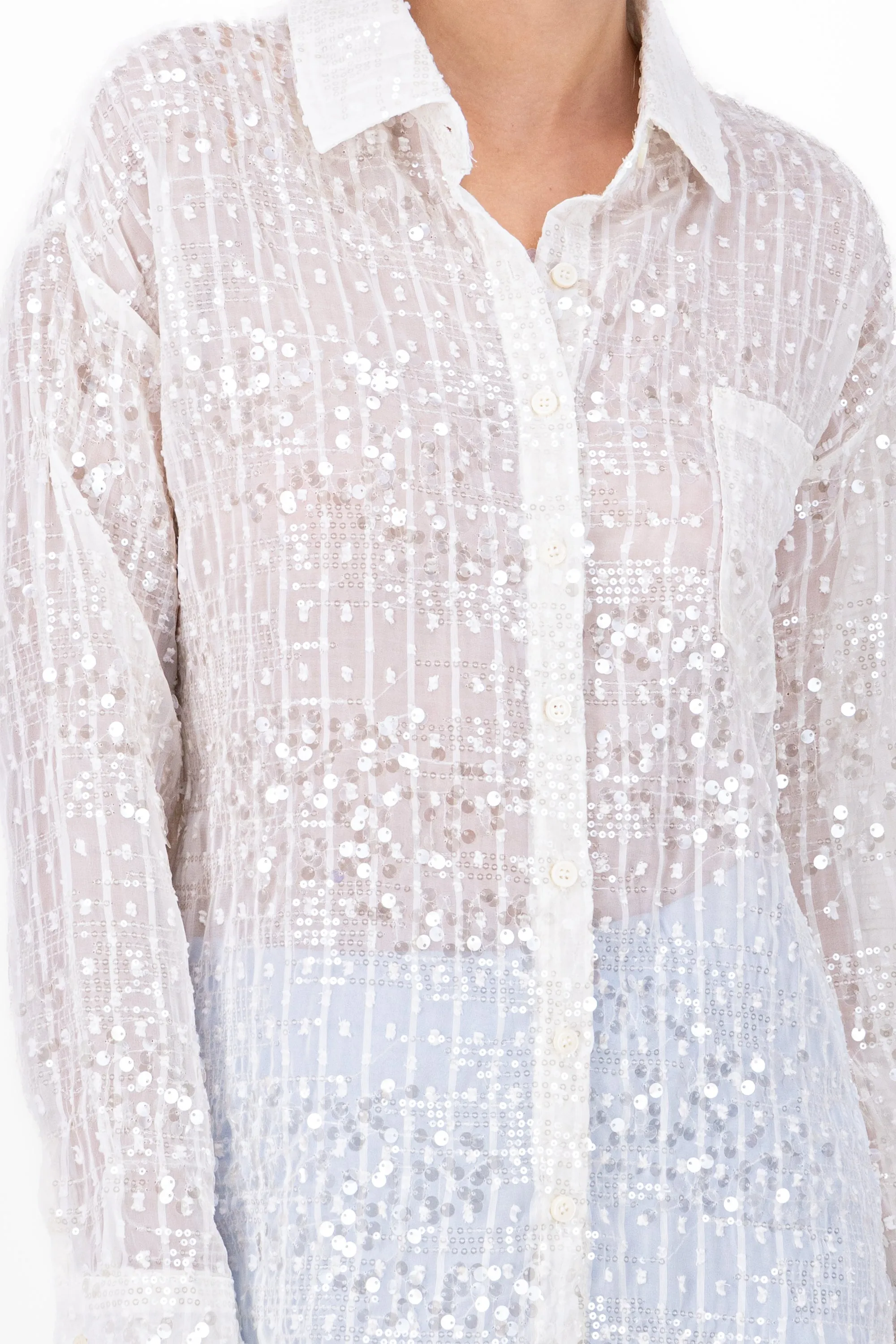 Camisa larga lentejuelas sold by Shasa product image thumbnail 5