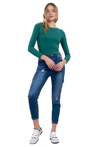 Jeans Skinny Cargo Destrucciones sold by Shasa product image thumbnail 2