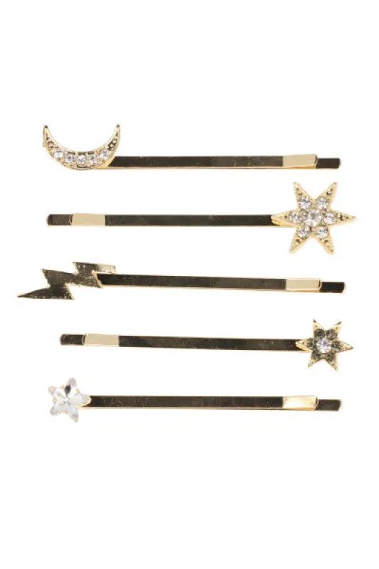 Set 5 Pasadores Estrellas sold by Shasa