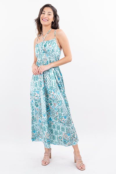 Vestido maxi paisley sold by Shasa