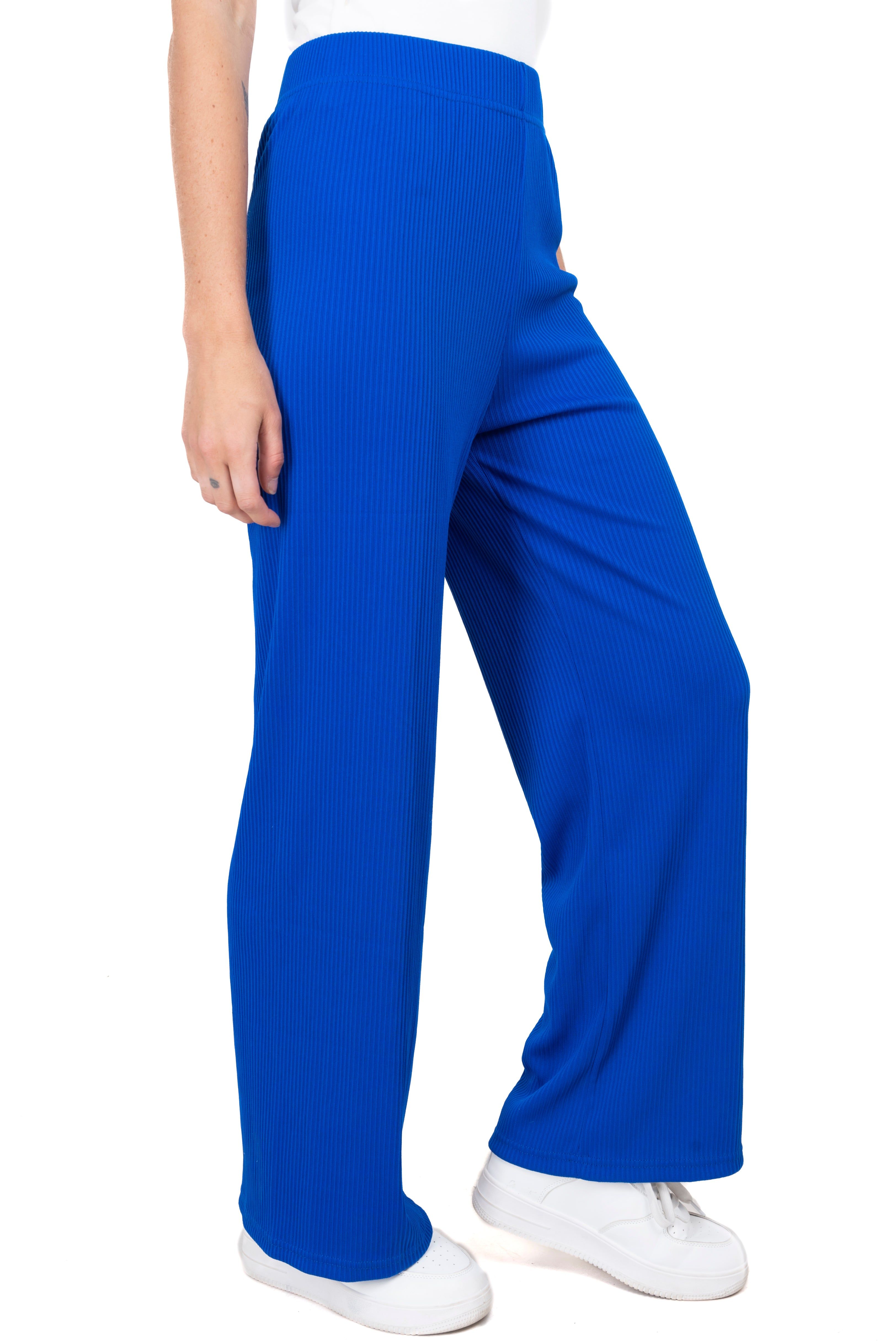 Pantalón straight acanalado liso sold by Shasa product image thumbnail 3