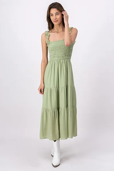 Vestido maxi tirantes smock sold by Shasa product image thumbnail 2