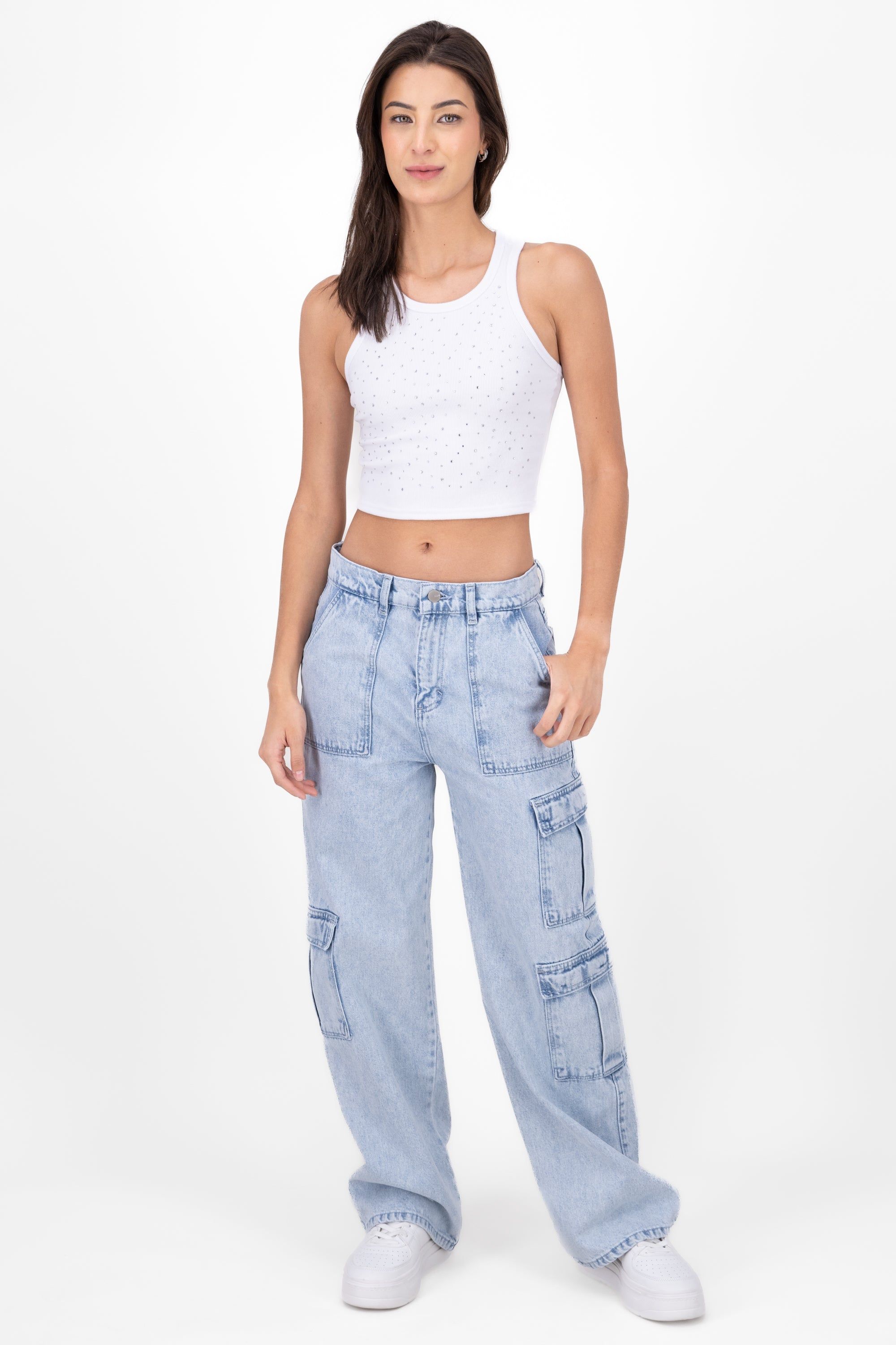 Jeans Cargo 3 Bolsas sold by Shasa