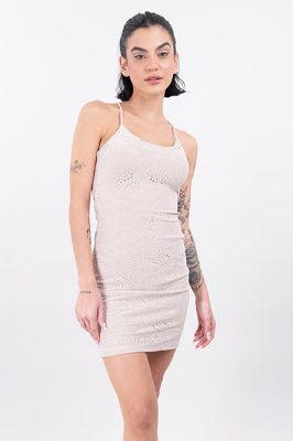 Vestido mini eyelet tirantes sold by Shasa