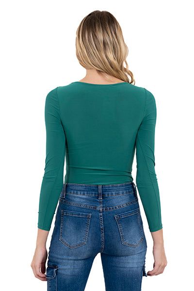 Bodysuit cuello redondo liso sold by Shasa product image thumbnail 4