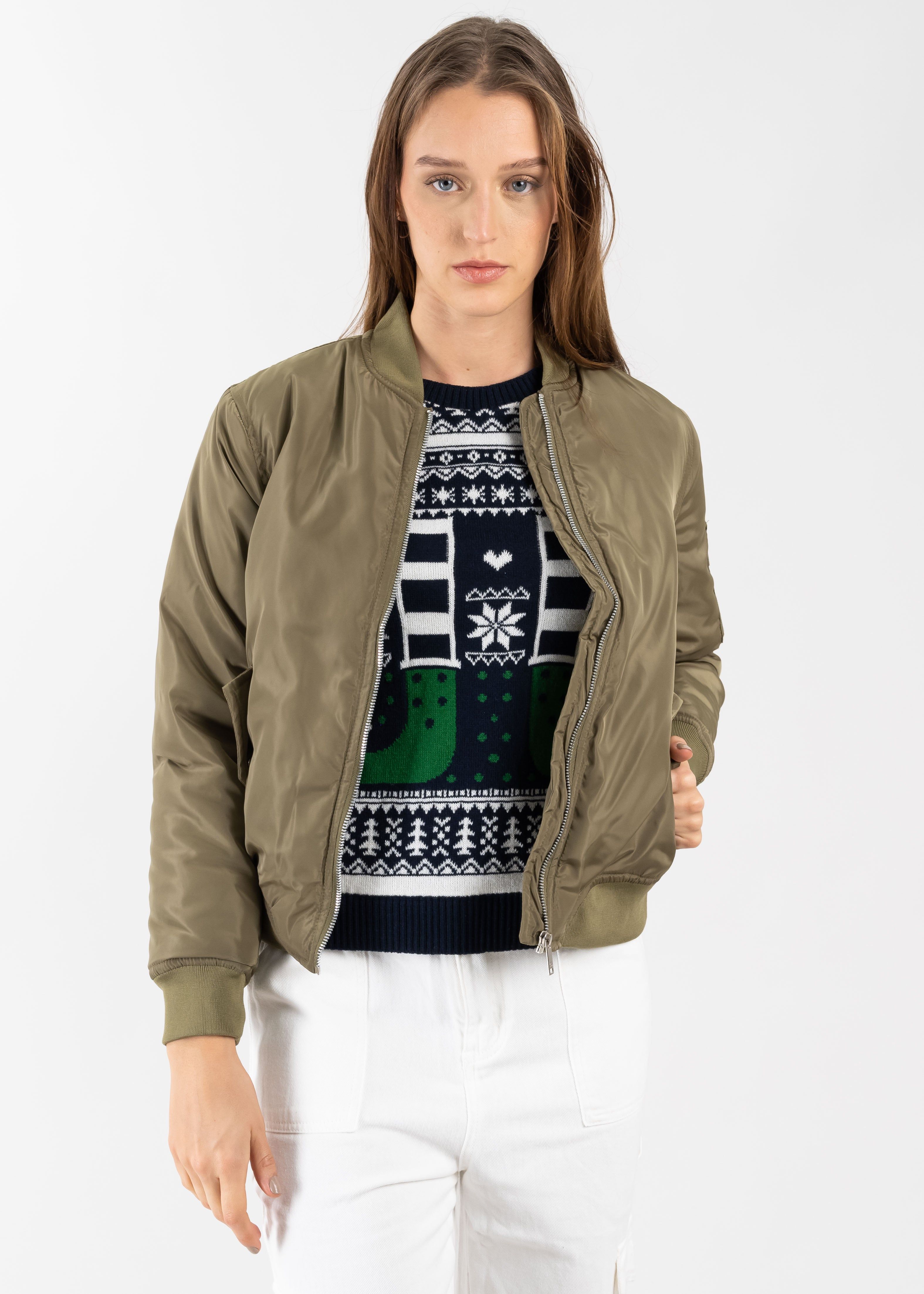 Chamarra bomber bolsillos sold by Shasa product image thumbnail 2