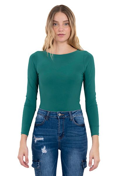 Bodysuit cuello redondo liso sold by Shasa product image thumbnail 2