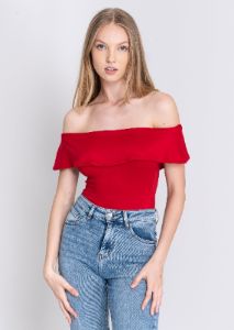 Bodysuit olanes hombro descubierto sold by Shasa