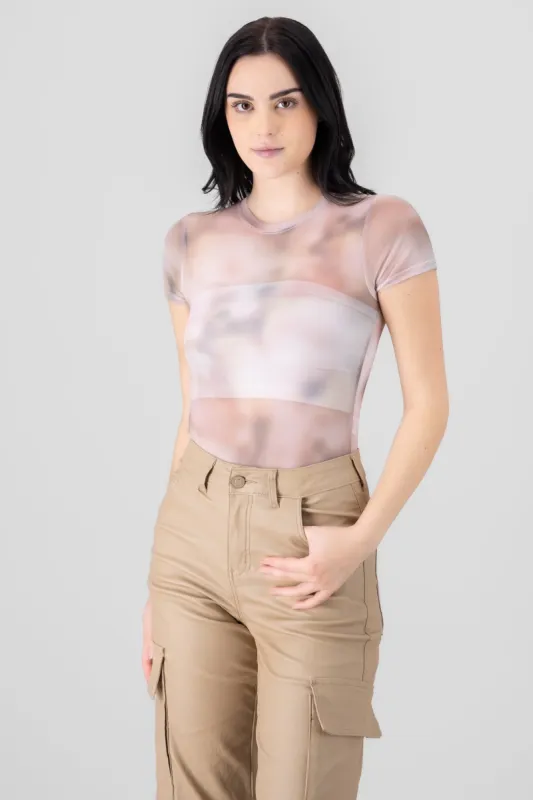 Bodysuit mesh degradado sold by Shasa