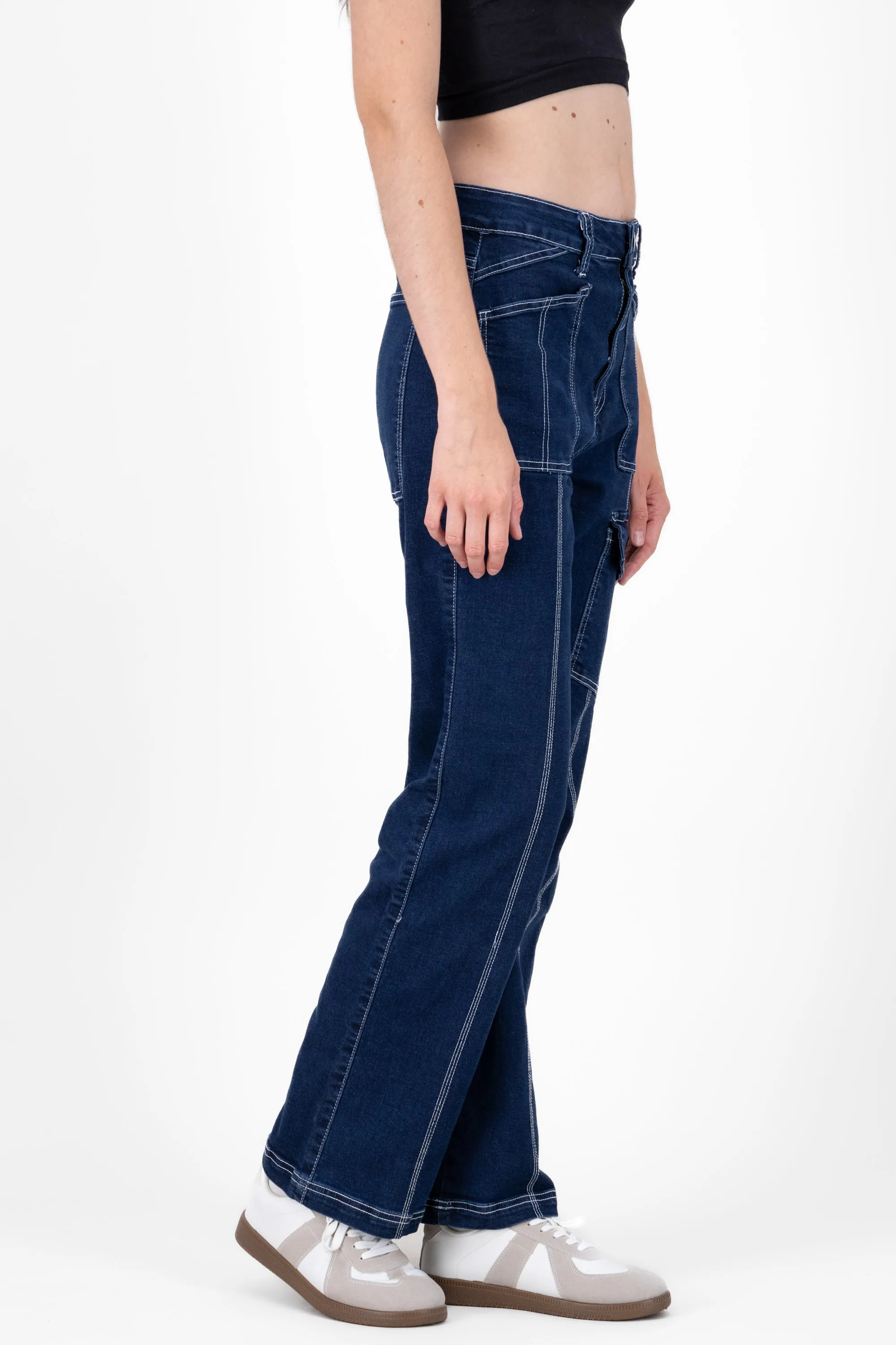 Jeans contraste costuras sold by Shasa product image thumbnail 3