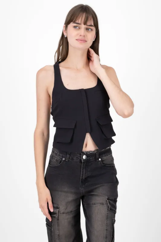 Top halter bolsas cargo sold by Shasa