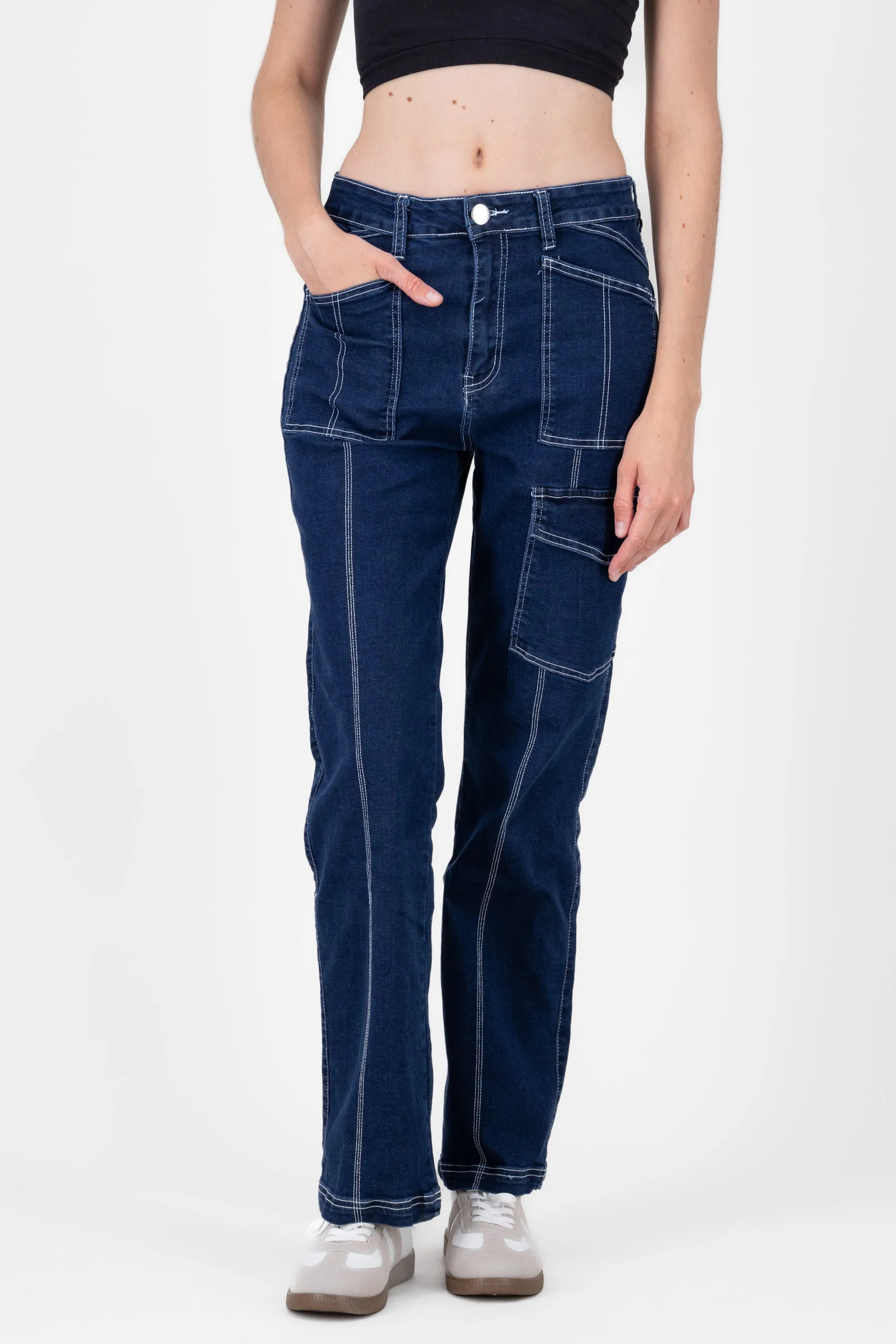 Jeans contraste costuras sold by Shasa product image thumbnail 2