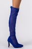 Botas overknee puntales mesh sold by Shasa