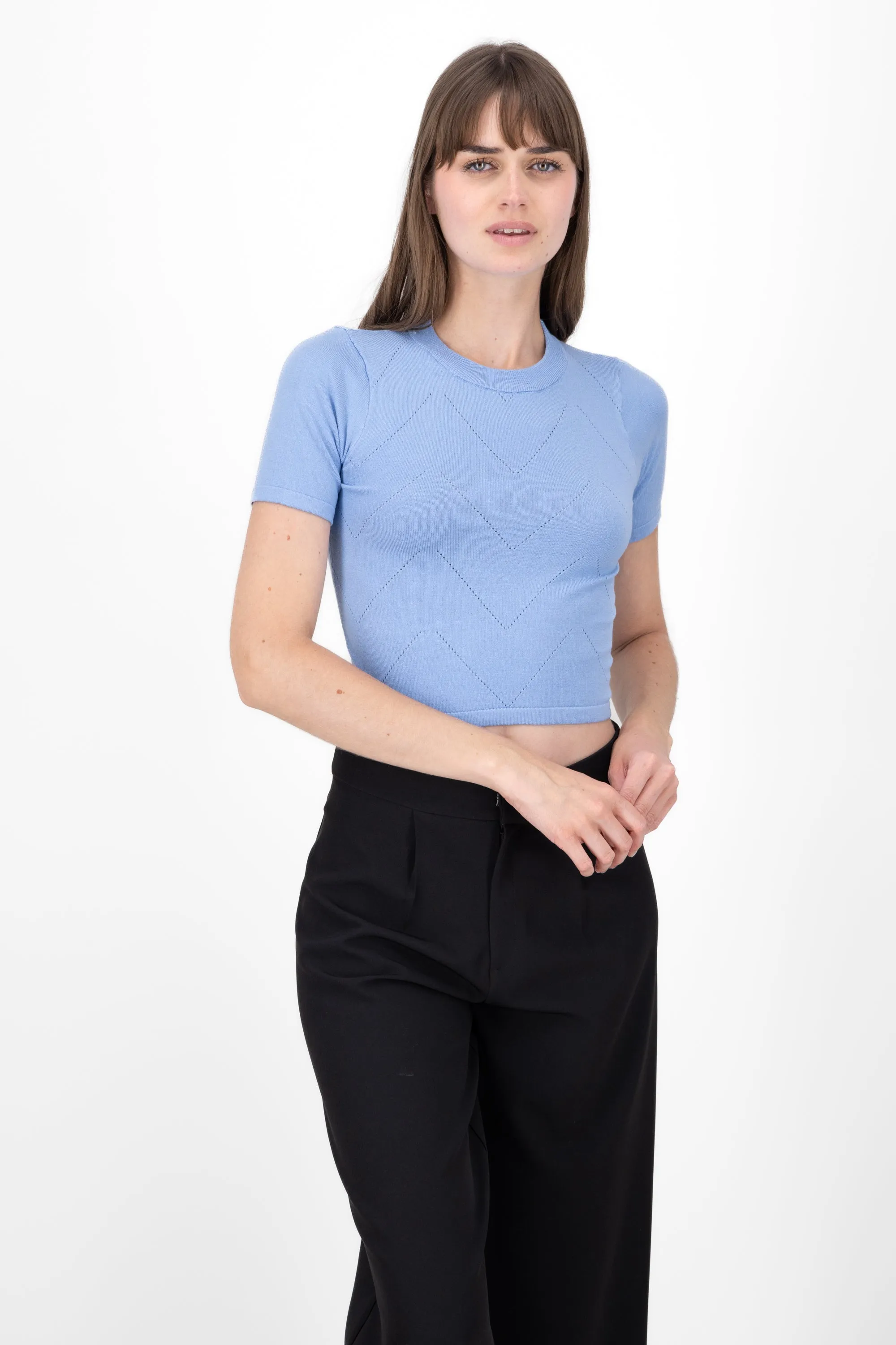 Top tejido liso manga corta sold by Shasa product image thumbnail 2