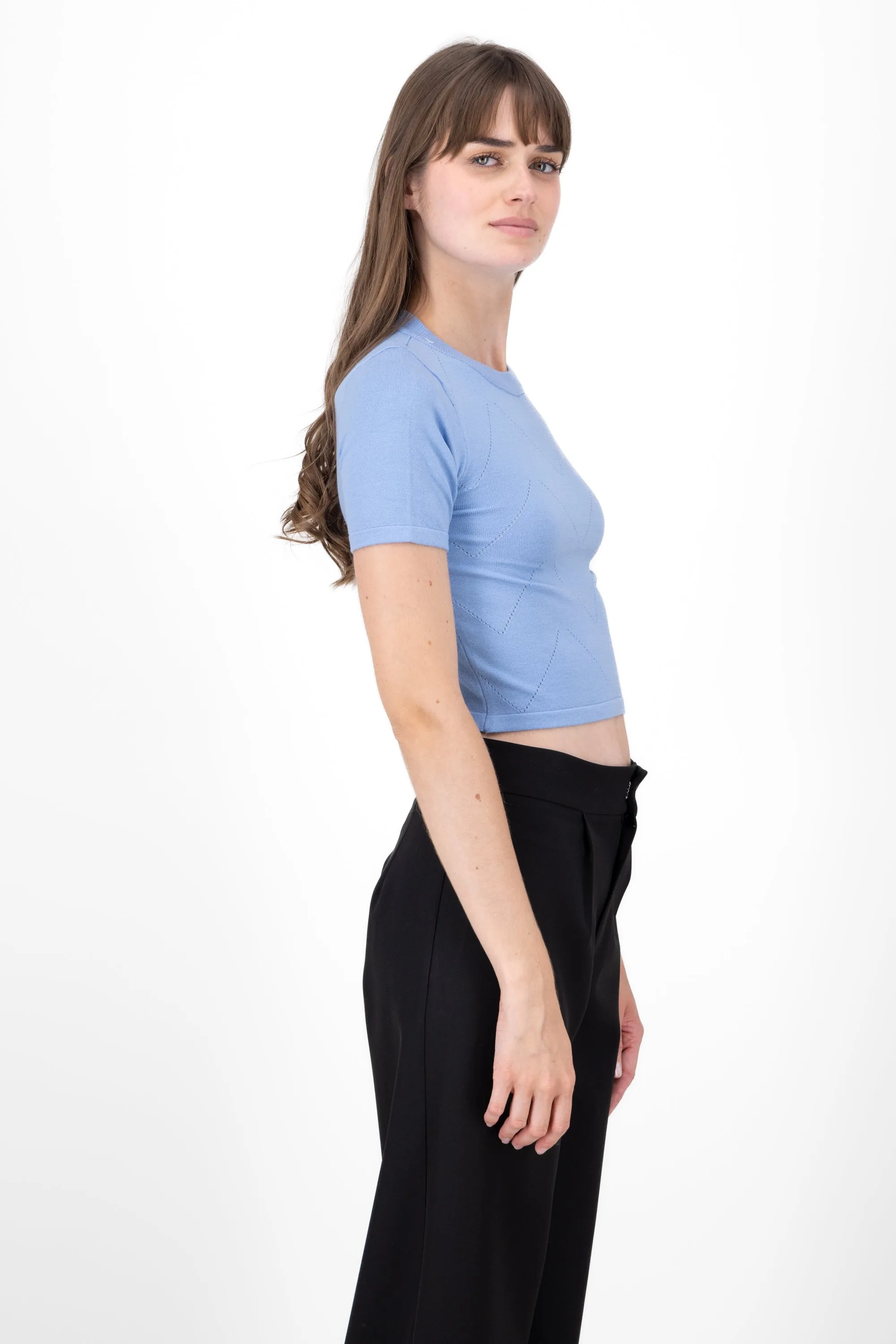 Top tejido liso manga corta sold by Shasa product image thumbnail 3