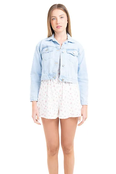 Chamarra crop denim botones sold by Shasa product image thumbnail 2