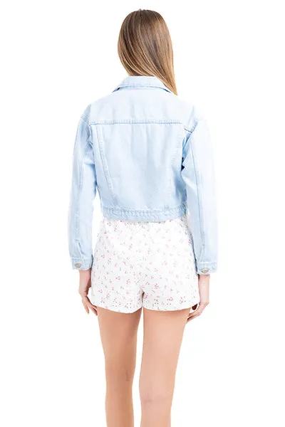 Chamarra crop denim botones sold by Shasa product image thumbnail 4