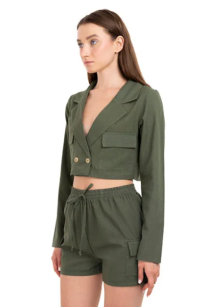 Blazer crop botones sold by Shasa product image thumbnail 3