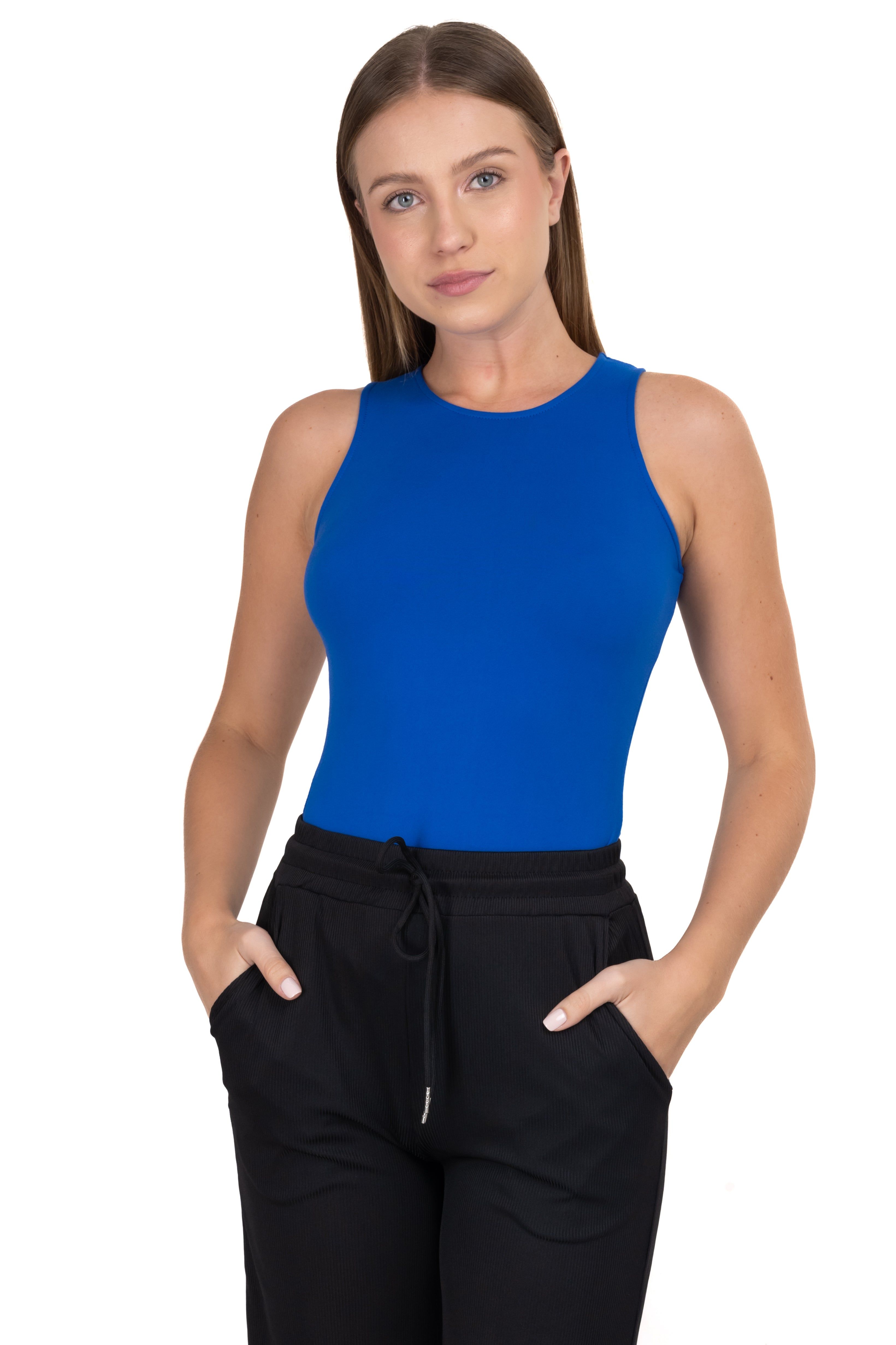 Bodysuit cuello redondo liso sold by Shasa