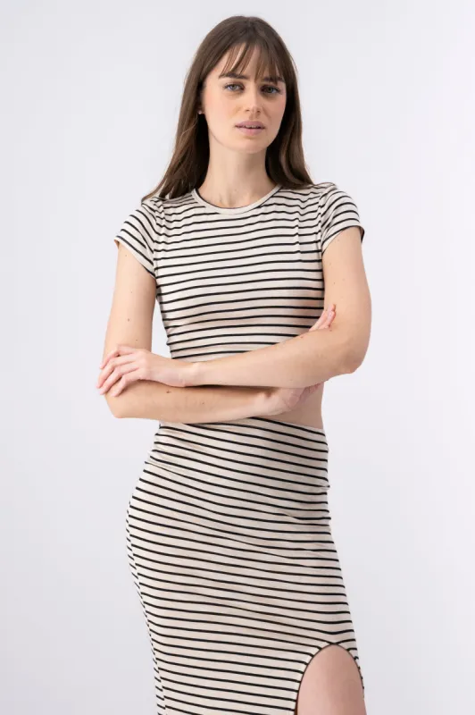 Top espalda abierta rayas sold by Shasa