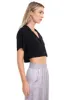Camisa crop lisa sold by Shasa