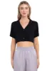 Camisa crop lisa sold by Shasa