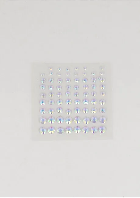 Brillos faciales piedras multicolor sold by Shasa