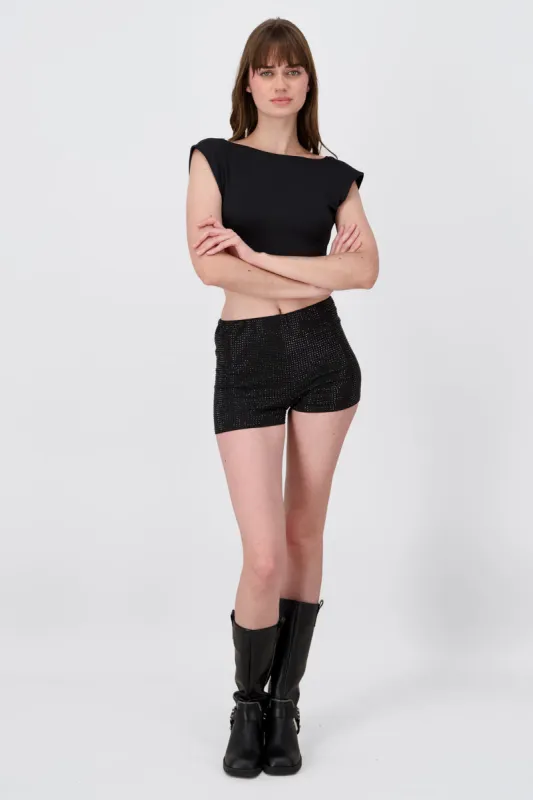 Short Corto Piedras Brillos sold by Shasa