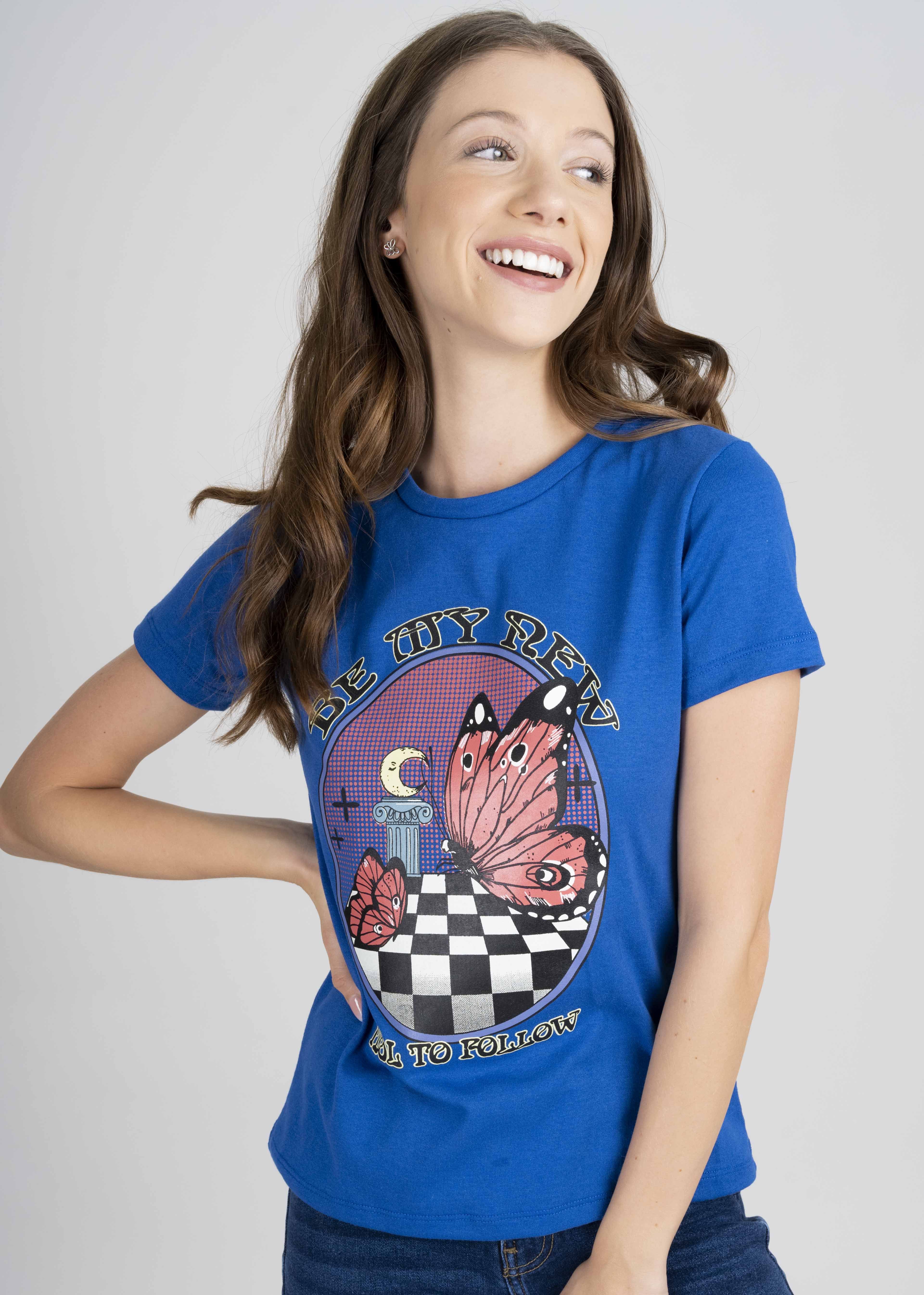 Playera manga corta mariposa sold by Shasa product image thumbnail 4