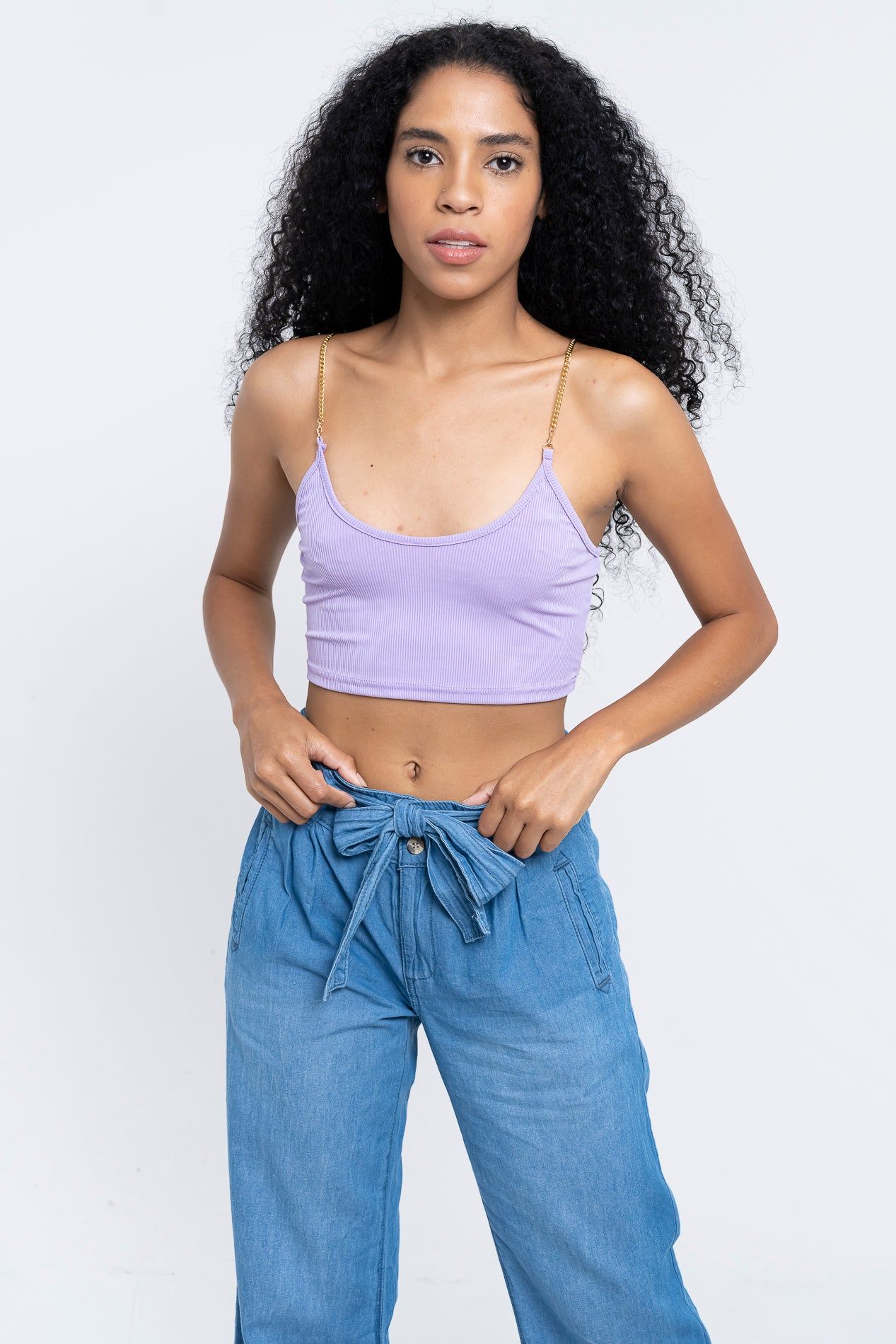 Crop top tirantes cadena sold by Shasa product image thumbnail 5