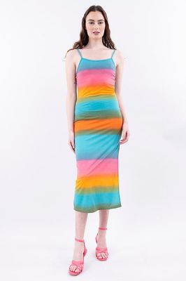 Vestido maxi tirantes multicolor sold by Shasa