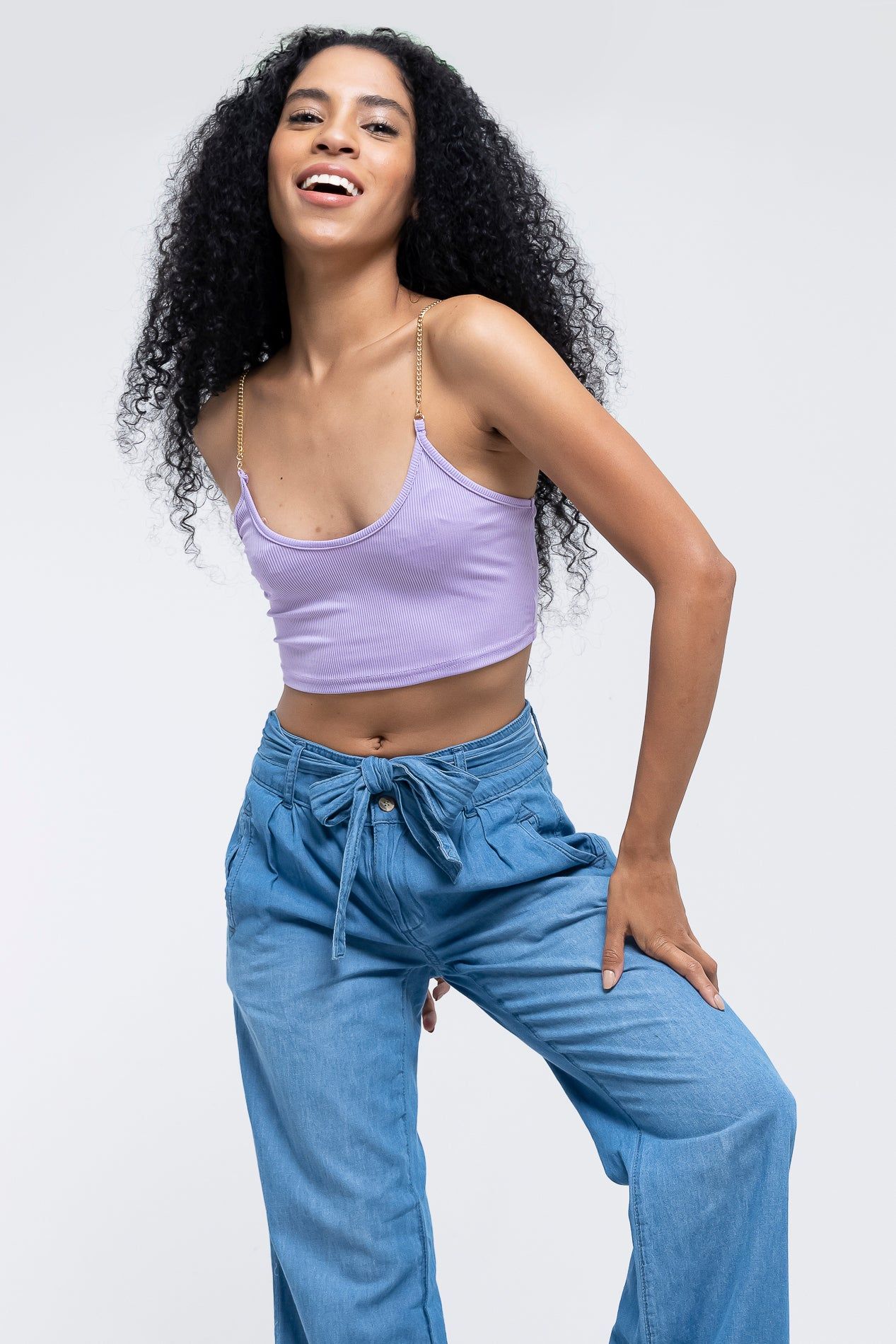 Crop top tirantes cadena sold by Shasa product image thumbnail 3