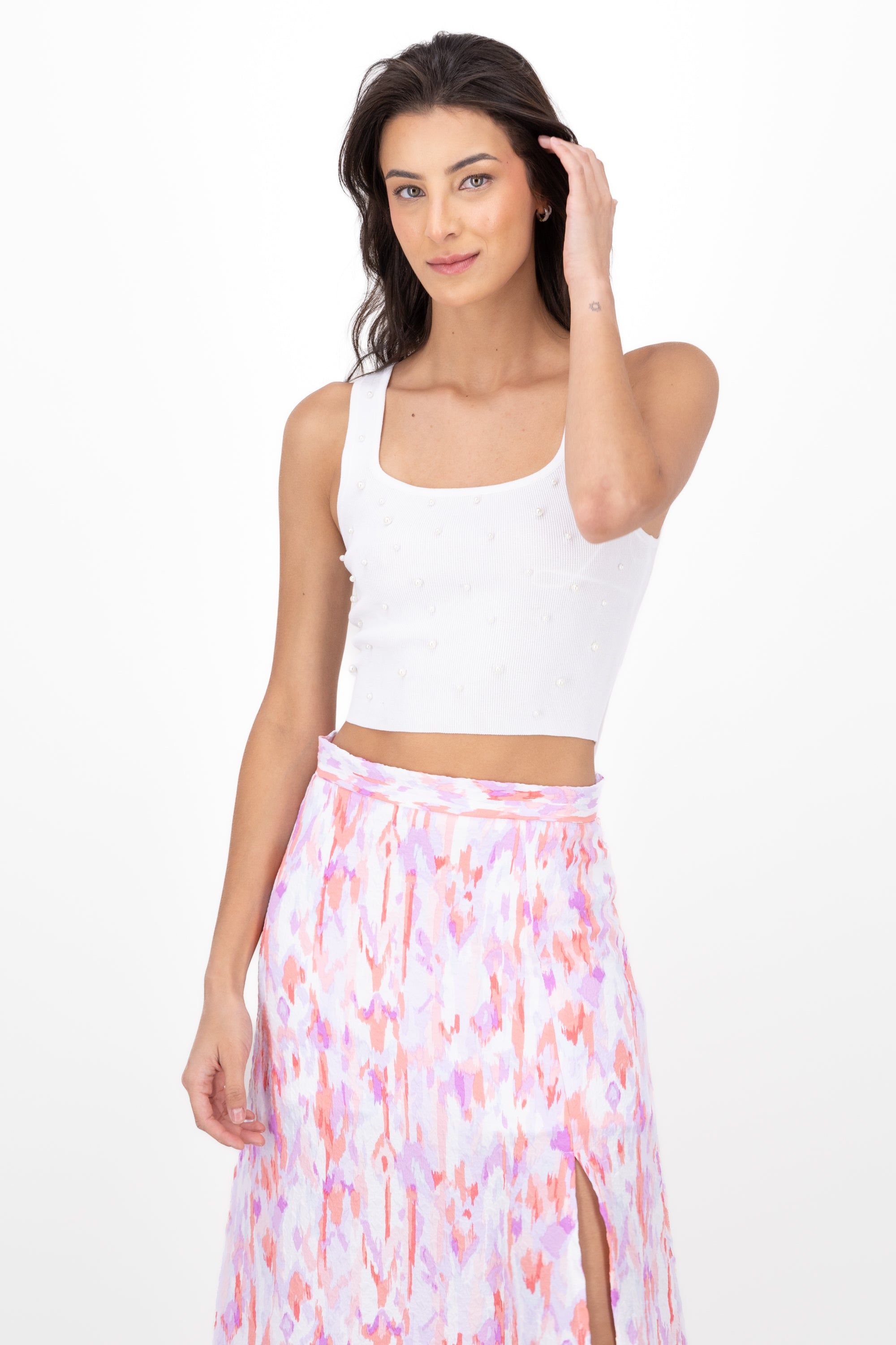 Top Seamless Con Perlas sold by Shasa