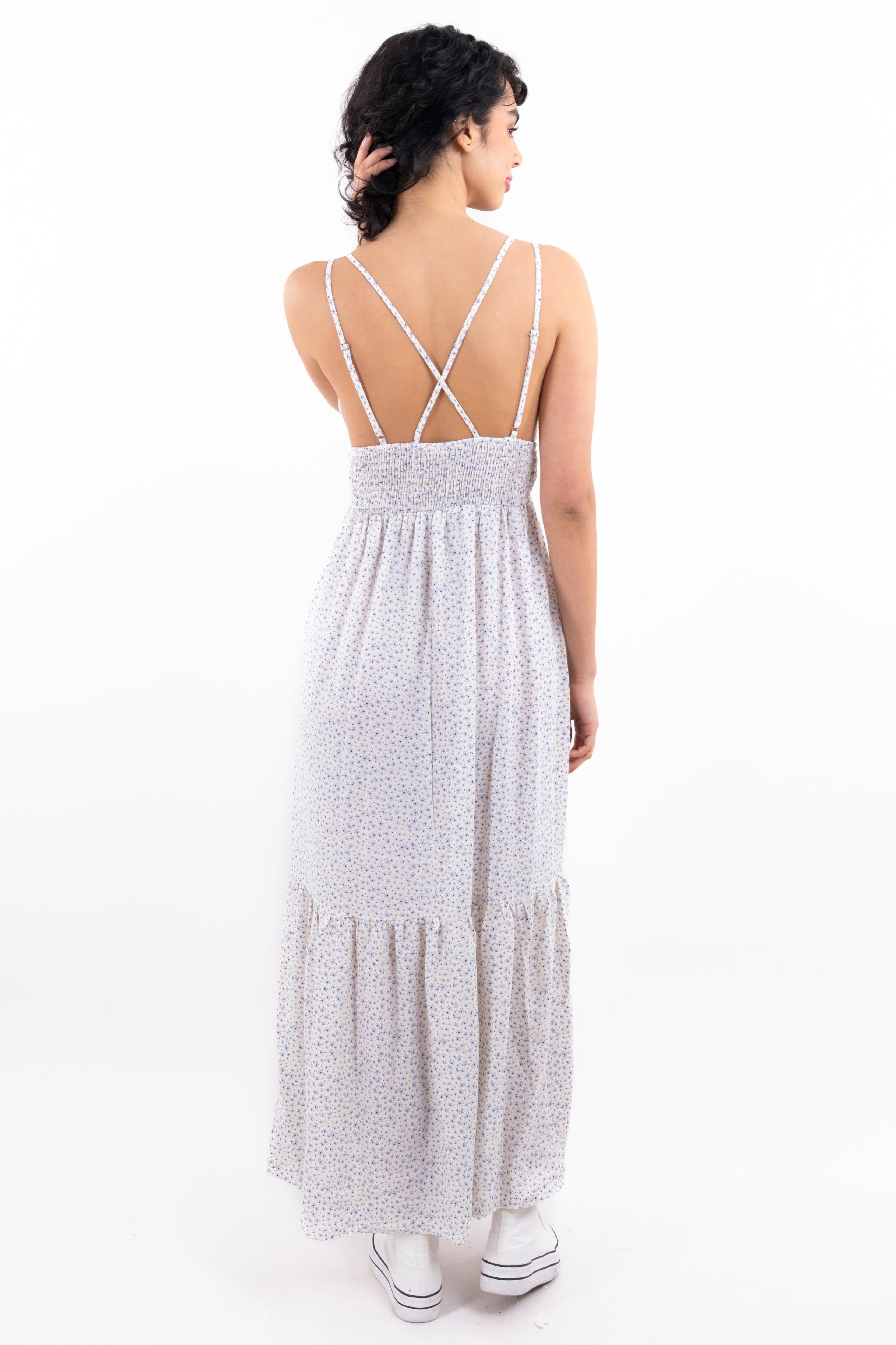 Vestido maxi flores mini sold by Shasa product image thumbnail 4