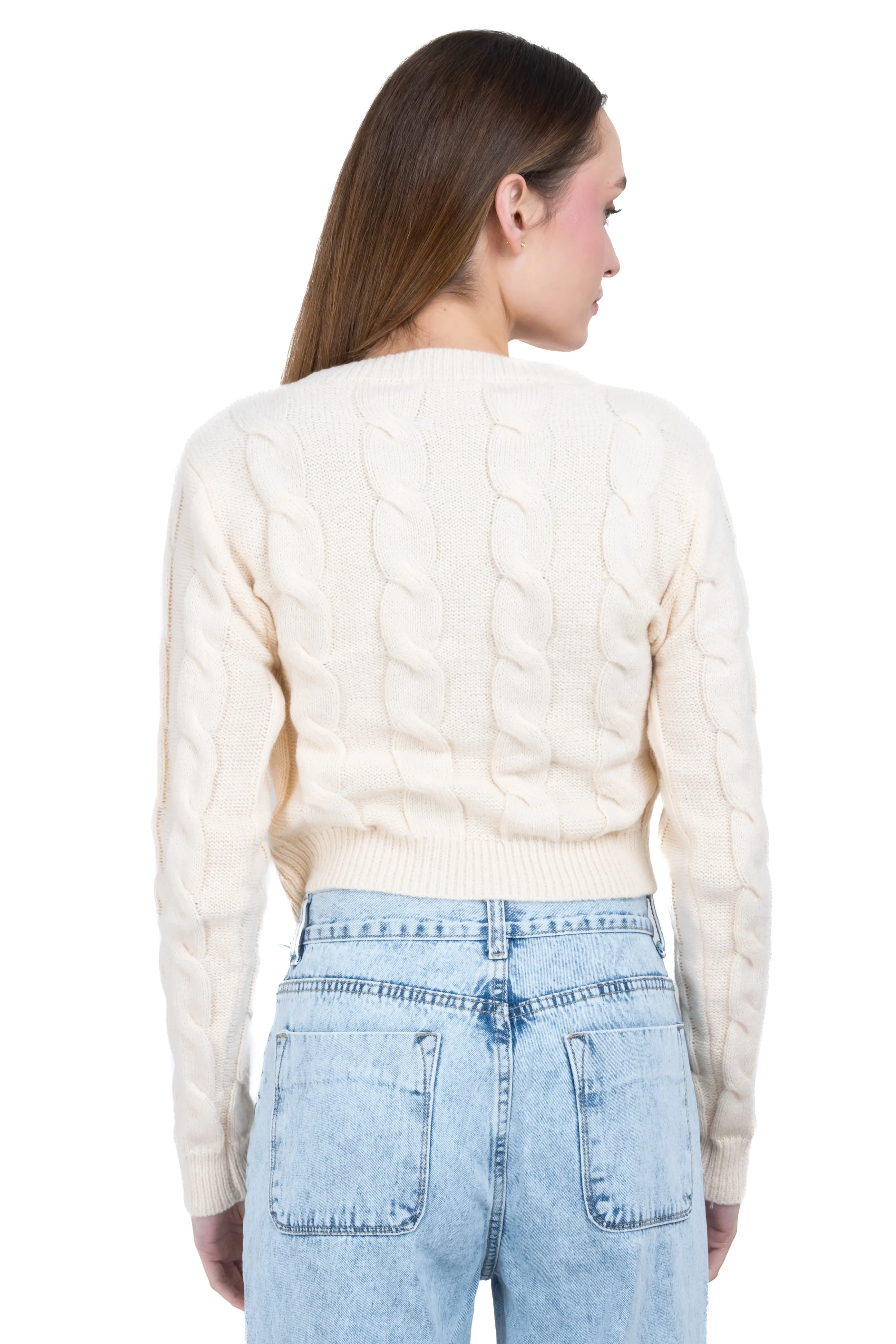 Suéter tejido trenzado sold by Shasa product image thumbnail 4