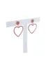 Aretes colgantes corazones brillos sold by Shasa