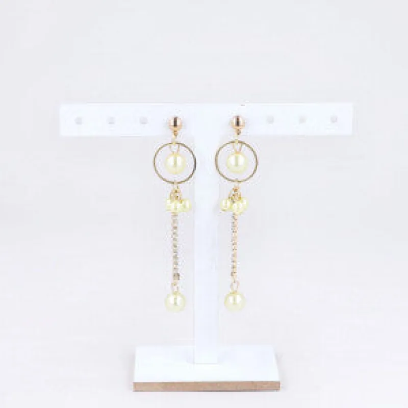 Aretes Circulo Perlas sold by Shasa