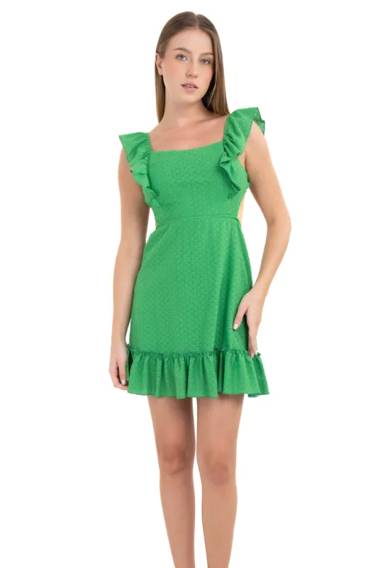 Vestido mini tejido textura olanes sold by Shasa